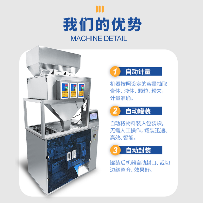 3頭100克氣動給袋式包裝機(jī)